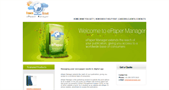 Desktop Screenshot of epapermanager.com
